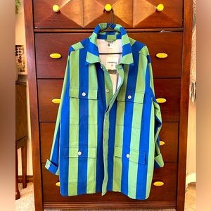 *BRAND NEW* Sammy B x Target Blue and Green Striped Jacket